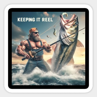 Keeping it Reel Sticker